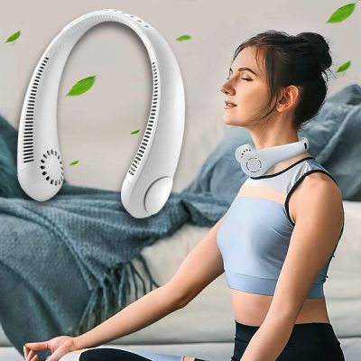 Ventoinha portátil de pescoço com carregamento USB | NECKCOLIO