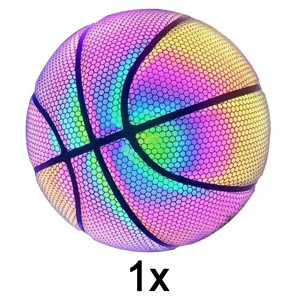 1x Bola de basquetebol brilhante | FLASHBALL