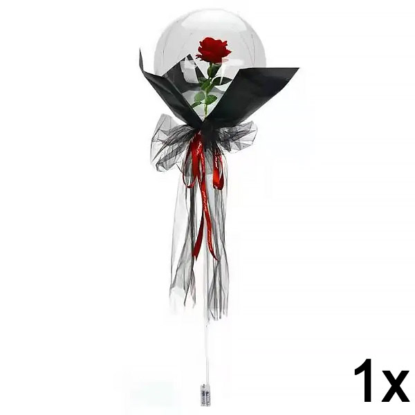 1x Balão LED com rosa para momentos inesquecíveis | LOVEBALLOON