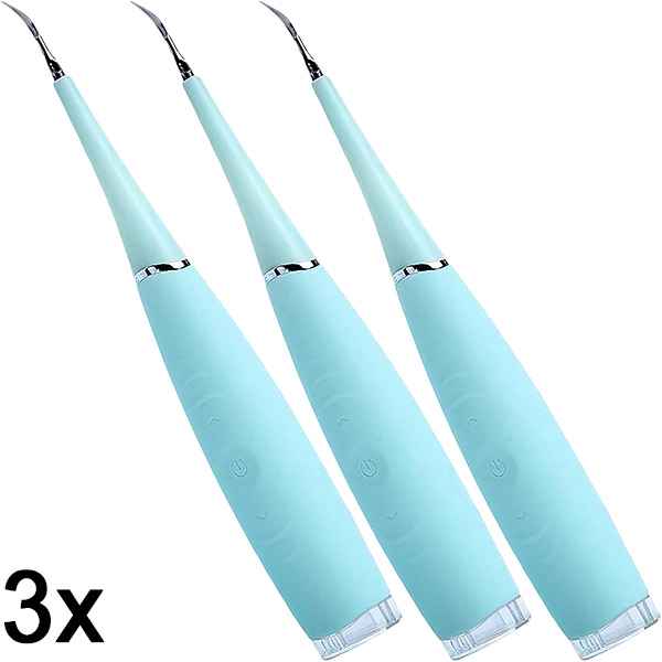 3x Produto de limpeza ultrassónico de dentes SMILY