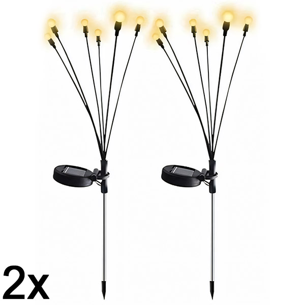 2x Luzes Solares com Dois Modos (6 Lâmpadas) | SOMPEX