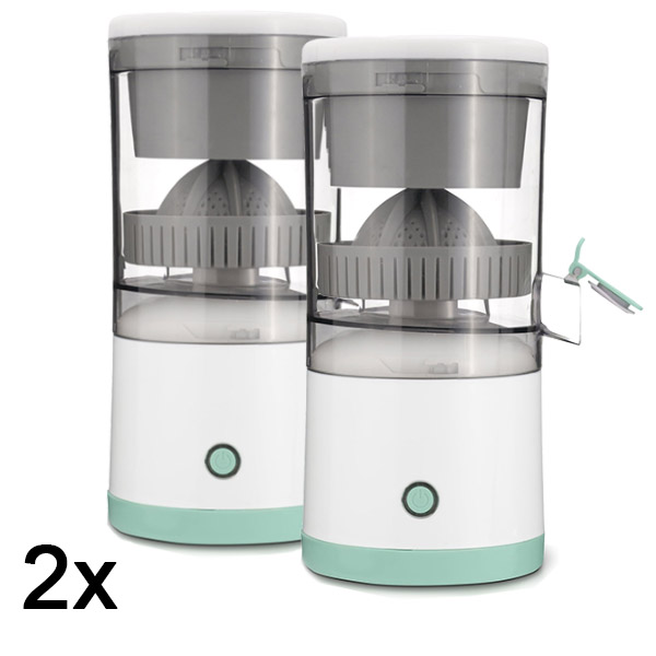2x Espremedor de fruta elétrico – 400 ml, 45W, recarregável por USB | VITAPRESS